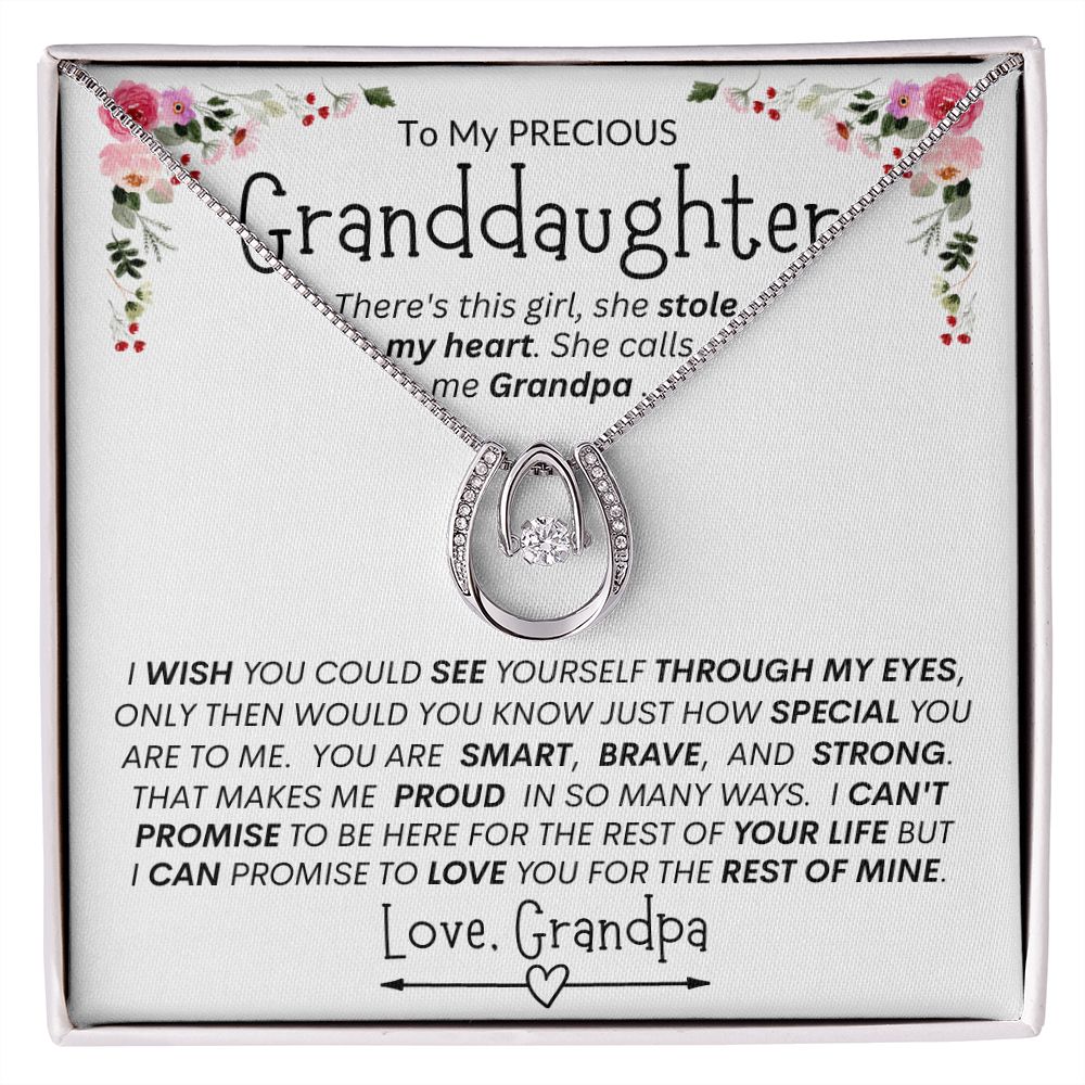 Granddaughter Lucky in Love Necklace