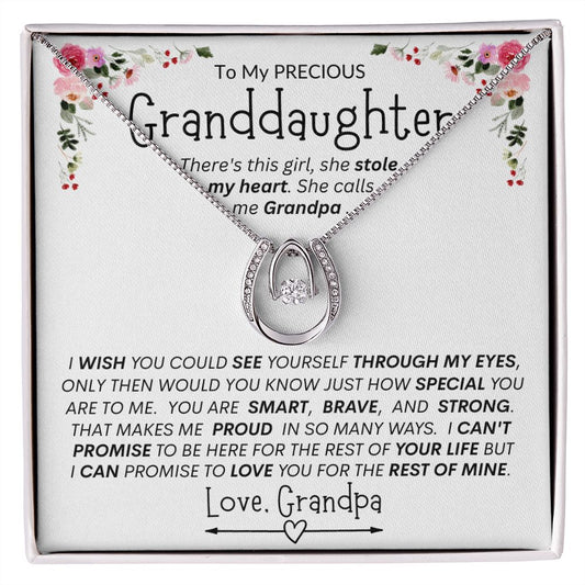 Granddaughter Lucky in Love Necklace