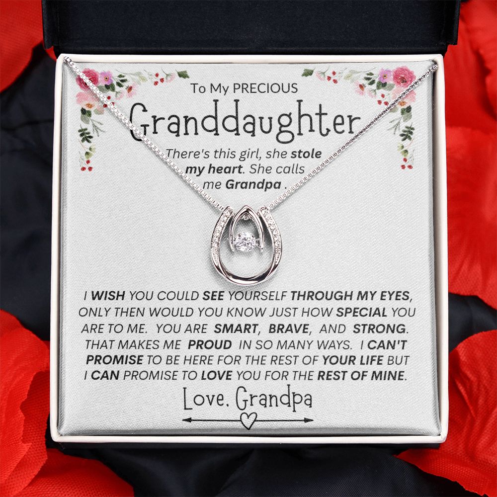 Granddaughter Lucky in Love Necklace