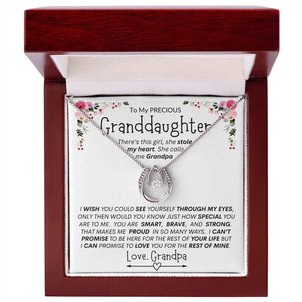 Granddaughter Lucky in Love Necklace