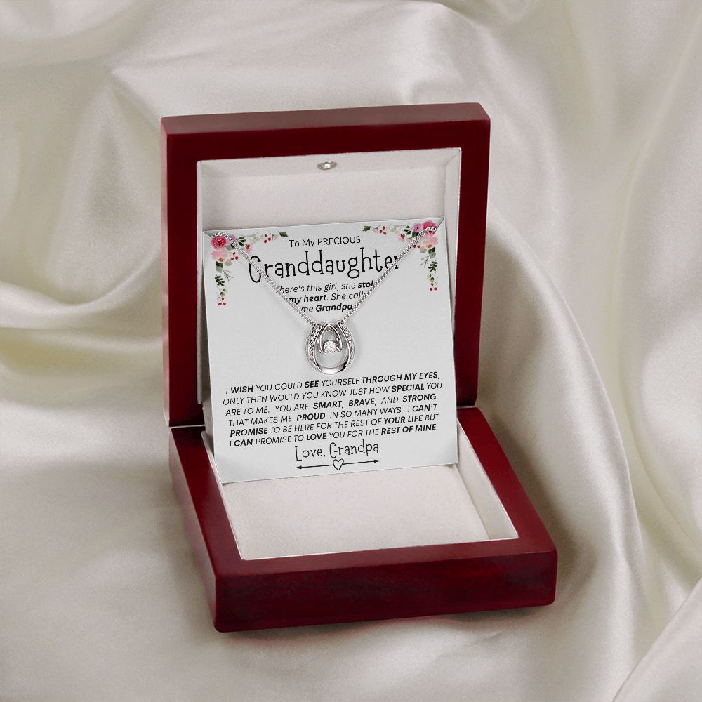 Granddaughter Lucky in Love Necklace