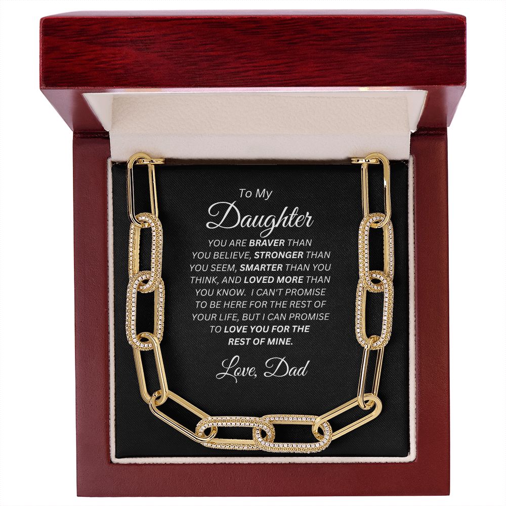 Daughter Forever Linked Necklace