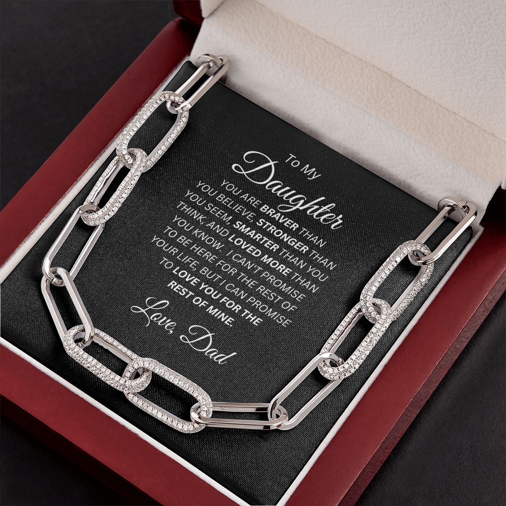 Daughter Forever Linked Necklace
