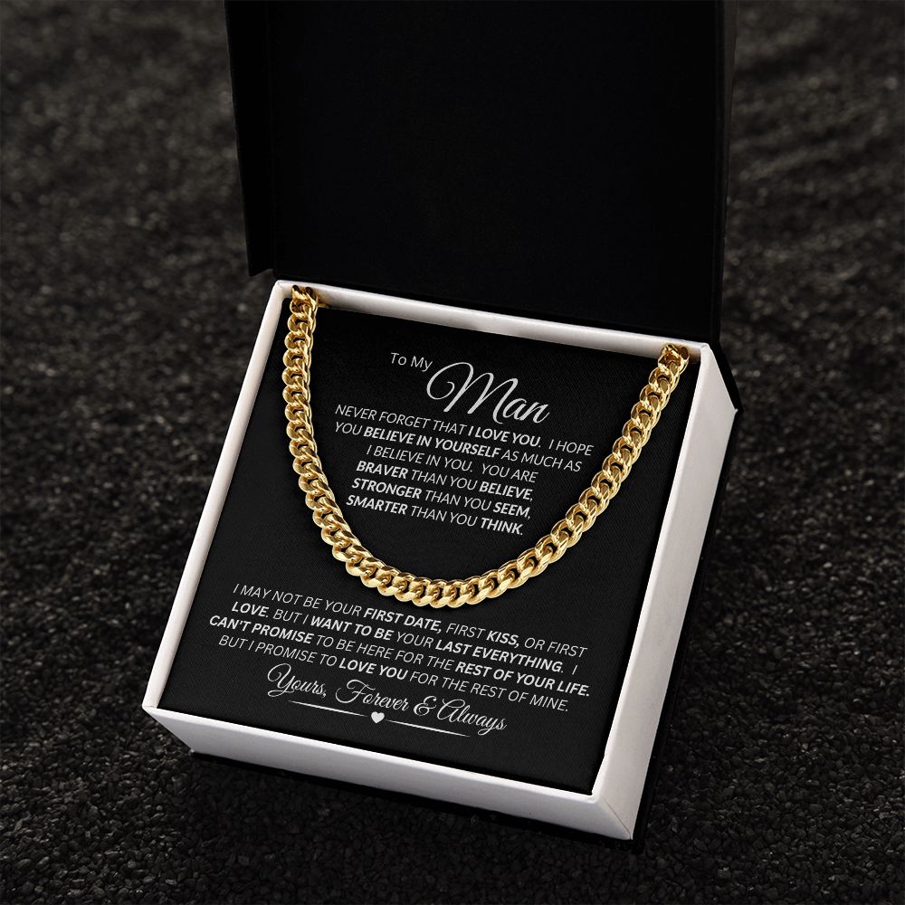 My Man /  Cuban Chain Necklace