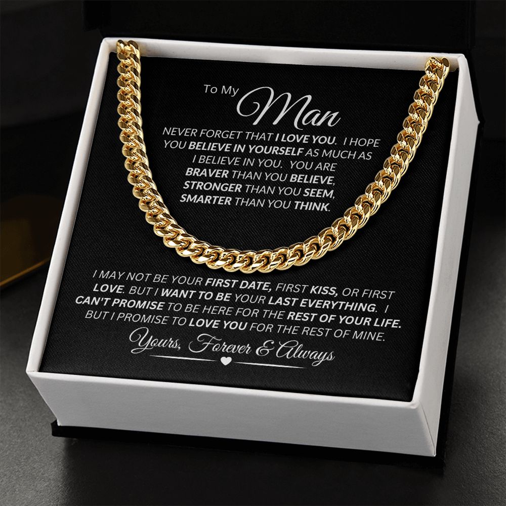 My Man /  Cuban Chain Necklace