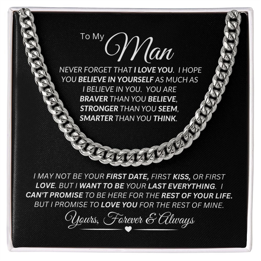 My Man /  Cuban Chain Necklace