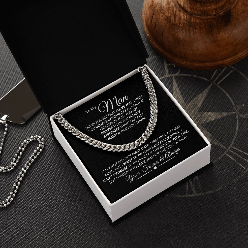 My Man /  Cuban Chain Necklace