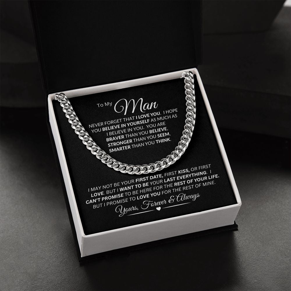 My Man /  Cuban Chain Necklace