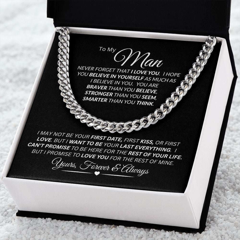 My Man /  Cuban Chain Necklace