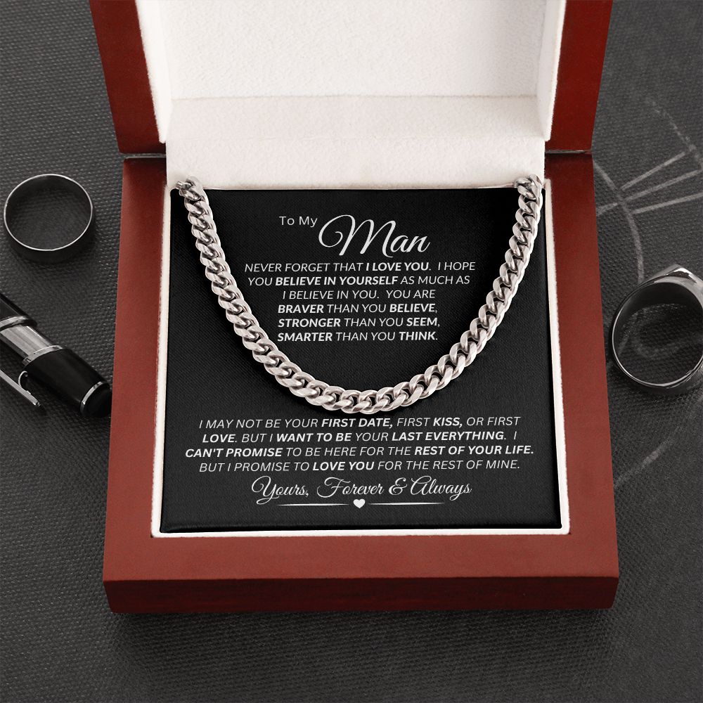 My Man /  Cuban Chain Necklace
