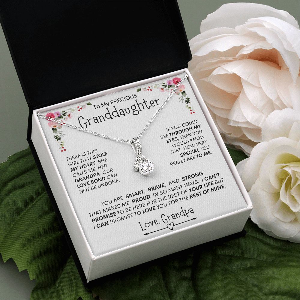 Granddaughter "This Girl Stole My Heart " l  Alluring Beauty Necklace