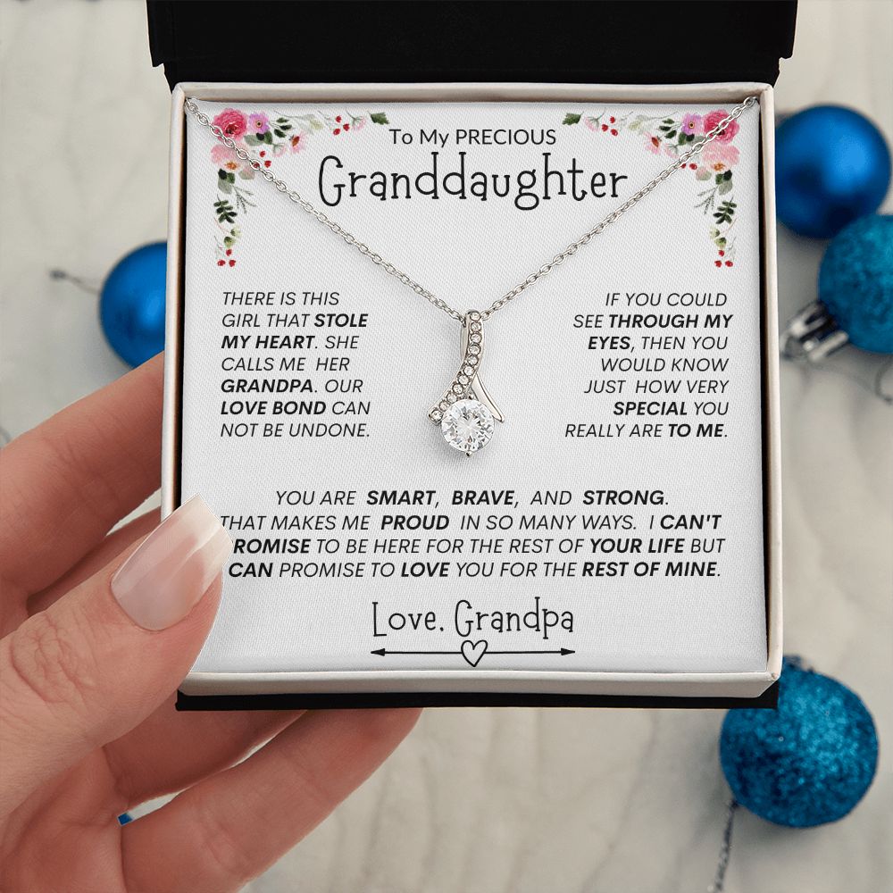 Granddaughter "This Girl Stole My Heart " l  Alluring Beauty Necklace