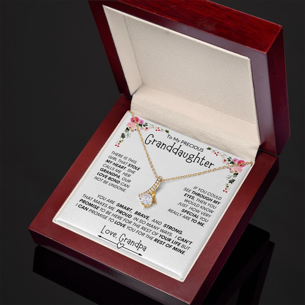 Granddaughter "This Girl Stole My Heart " l  Alluring Beauty Necklace