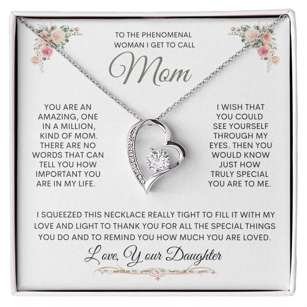 Mom From Daughter Forever Love Necklace
