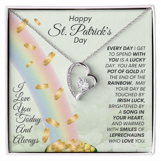 St Patrick's Day 4Ever Love Necklace
