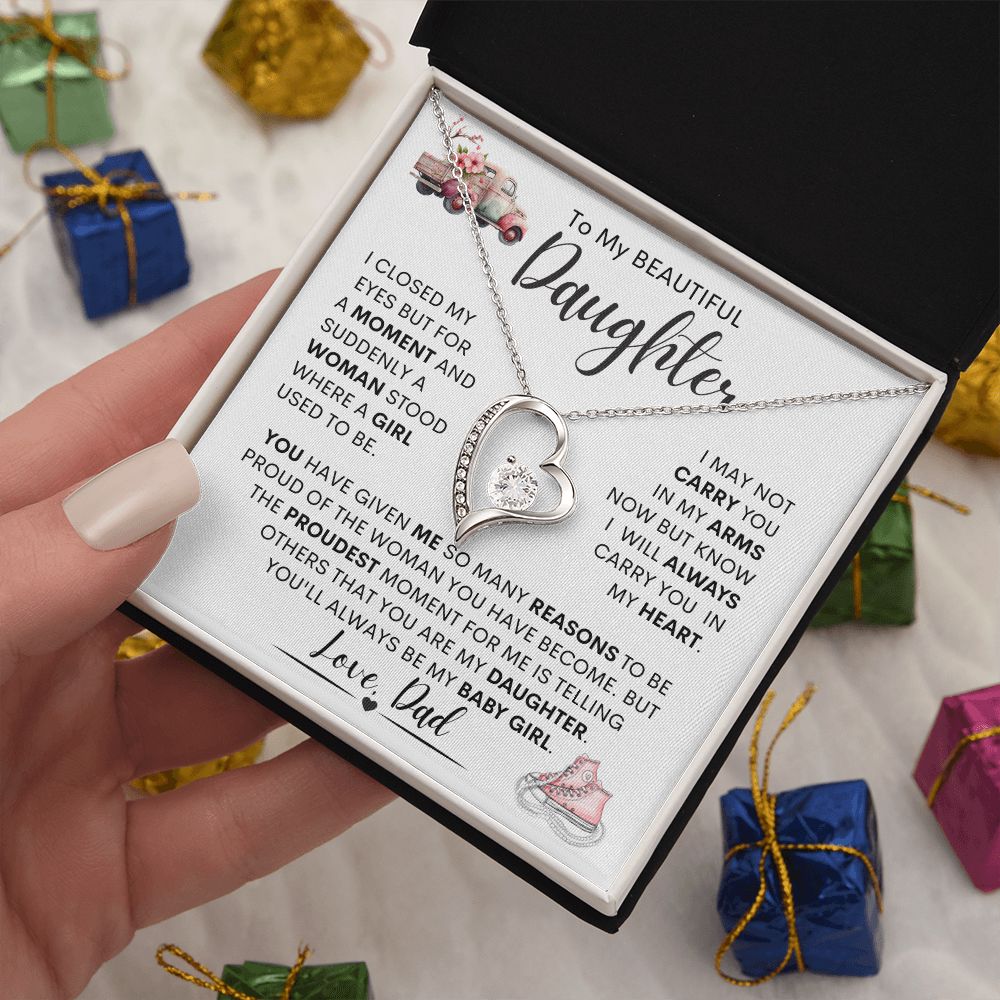 Daughter from Dad l  Forever Love Necklace