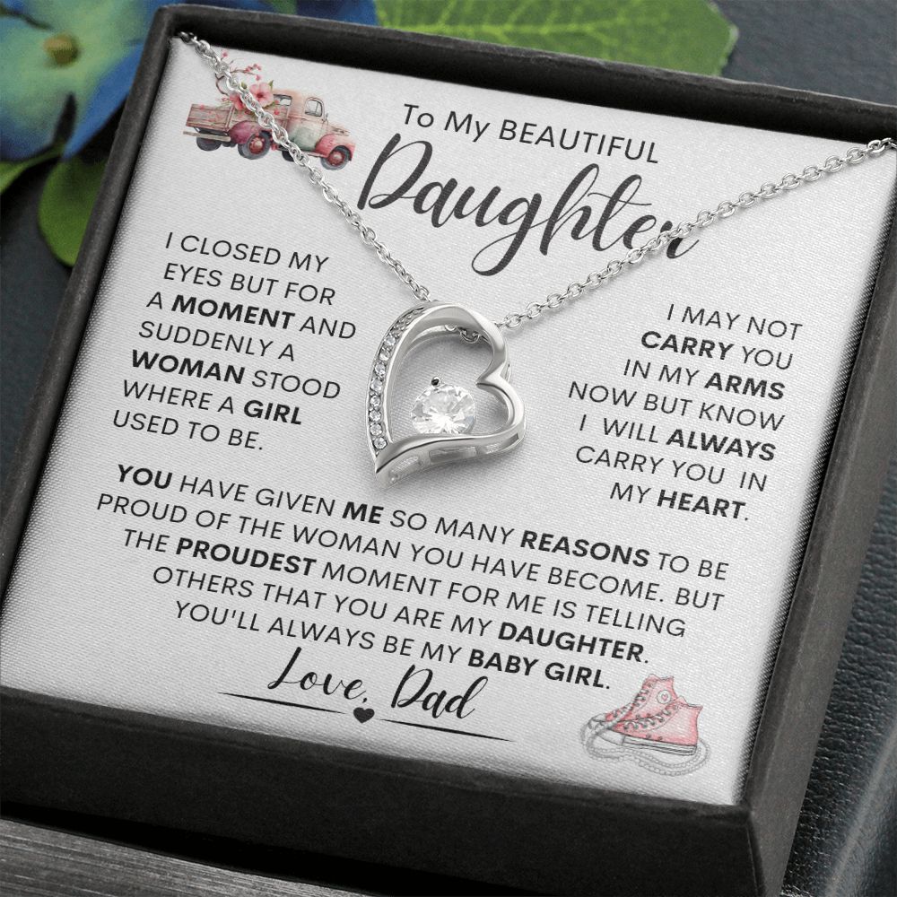 Daughter from Dad l  Forever Love Necklace