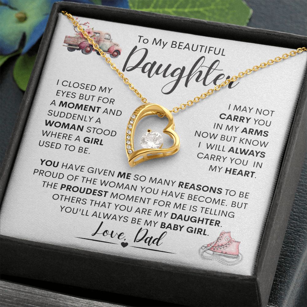 Daughter from Dad l  Forever Love Necklace
